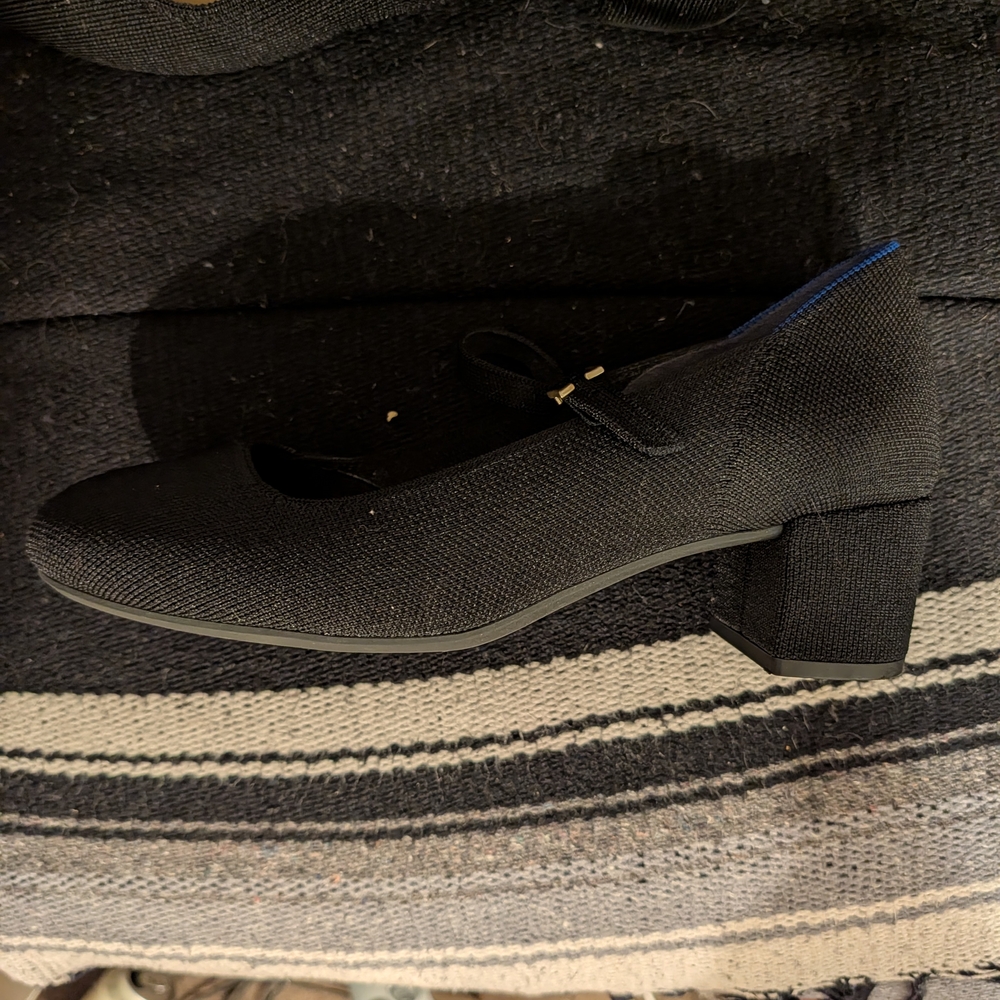 Heeled The Mary Jane Rothy's In Black, 9.5